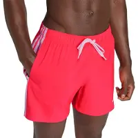 Adidas Bañador deportivo '3-Stripes Swim' rojo / blanco