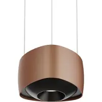 Loom Design Lámpara colgante LED «Air» de , marrón caramelo, 13 cm, aluminio