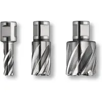 Fein Broca para núcleo HSS especial con cono Weldon de 3/4 de pulgada, diámetro de perforación de 13 mm y profundidad de corte de 25 mm