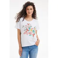 DIDI T-shirt Celeb White Palooza Panel Talla: 48 | Camisetas de Seda Outlet | Mujer | Blanco