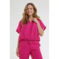 DIDI Blouse Perla Fuchsia Purple Talla: 36 | Monos Outlet | Mujer | Rosa