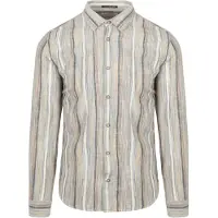 No-excess Shirt Slub Multi Coloured Stripes Blue Talla: L | Camisas Casuales Outlet | Hombre | Azul