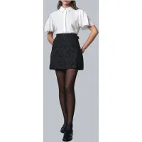 French Connection Sharon Jacquard Mini Skirt Blackout Talla: 16 | Mini Faldas Outlet | Mujer | Negro