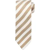 Suitable Corbata Seda Rayas Beige
