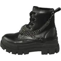 Buffalo Botines con cordones 'Asha' negro