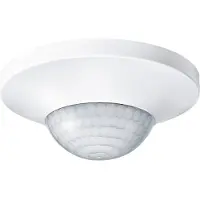Merten GMBH, sistema KNX ARGUS, sensor de presencia 630919 con regulación de luz e receptor IR, color blanco polar