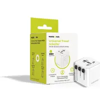 Mobile Origin Cargador De Pared De Viaje Mo-utra-pw30-wht