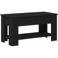 Syfax Mesa de Café Roble negro 101 x 49 x 52 cm Madera contrachapada
