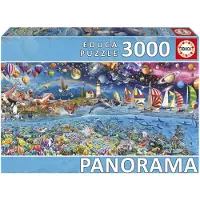 Educa Puzzle Panorámico De La Vida 3000 Piezas