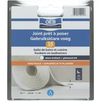 GEB Junta de sellado preformada, 22 mm x 3,35 metros, color