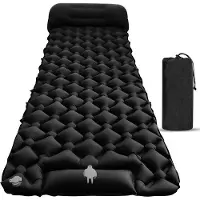 OEM Inflado eléctrico – Colchón inflable de doble capa – Cama de viaje cómoda – Adecuado para interiores y exteriores – Ideal para invitados, camping y vacaciones – Se puede guardar de forma compacta