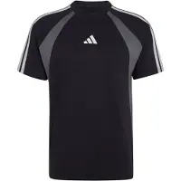 Adidas Camiseta funcional 'Seasonal Essentials Colorblock' verde oscuro / negro / blanco