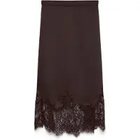 Vero Moda Falda 'VMNovi' marrón oscuro