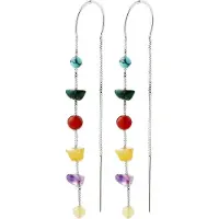 Pilgrim Pendientes 'Here' mezcla de colores / plata