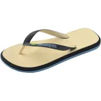 Havaianas Zapatos abiertos 'Brasil' crema / azul claro / verde / negro