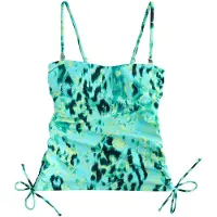 Next Top de tankini azul claro / miel / negro