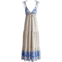 Imily Bela Vestido beige / azul