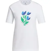 Adidas Camiseta funcional 'Bloom At Your Own Pace' azul oscuro / caña / negro / blanco