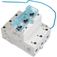 Hager Interruptor SLS, 3 polos, 63A, modelo HTN363E, para montaje en carril DIN