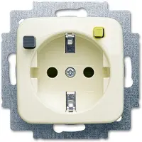 Busch-Jaeger BJ FI-Schukomat, color blanco, modelo 3120 EUCB-212, serie Duro 2000