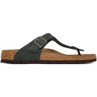 Birkenstock Sandalias de dedo 'Gizeh' verde oscuro