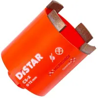 Distar DDS-W: Broca de diamante para núcleos de hormigón armado, modelo DLD, de 72 mm