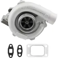 StarTech.com Turbocompresor universal - T3 T4 T04E - Relación A/R 0.50, compresor 0.63, turbina - Brida T3 - Potencia: 400+ CV - Dimensiones: 26x24x22 cm - Peso: 7,5 kg