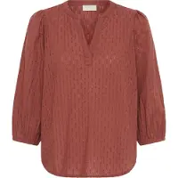 Kaffe Blusa 'Bea' marrón oscuro