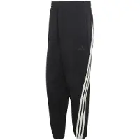 Adidas - Kit 3-Stripes Regular Cuffed Pant - Pantalones de deporte size XXL, negro