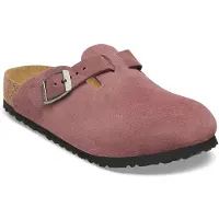 Birkenstock - Kid's Boston BS Suede Leather - Sandalias size 29 - Narrow, marrón
