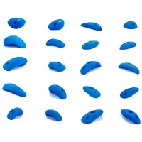 Blue pill - Medium Boulder - Presas de escalada size XS-M, azul/blanco