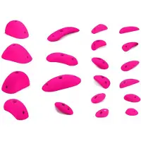Blue pill - Extrem Boulder - Presas de escalada size XS-XL, fucsia/blanco