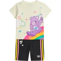 Adidas Originals adidasCONJUNTO DE CAMISETA Y PANTALÓN CORTO CARE BEARS 98 Off White / Black Niño