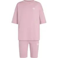 Adidas Originals adidasCONJUNTO DE CAMISETA Y PANTALÓN CORTO DE CICLISMO 128 Magic Mauve Niño