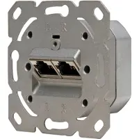 Kopp Conector de red CAT6 con 2 salidas separadas (920100183)