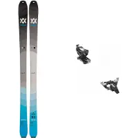 Völkl - Esquís de travesía - Pack Rise 80 Black/Blue de Madera