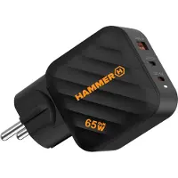 Hammer Cargador De Pared Usb-a Y Usb-c 65w