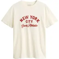 Gant para hombre. 2003447 Camiseta Graphic blanco crema (M), Casual, Algodón, Manga corta, outlet 2026.