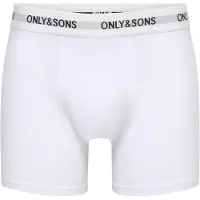 Only & Sons Calzoncillo boxer gris claro / negro / blanco