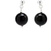 Luxenter Pendientes 'Coleki' negro