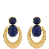 Luxenter Pendientes 'Euwil' azul