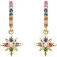 Luxenter Pendientes 'Siba' mezcla de colores