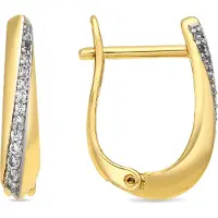 Luxenter Pendientes 'Iquen' oro