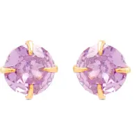 Luxenter Pendientes 'Otieno' oro / lila pastel