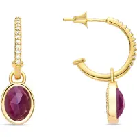 Luxenter Pendientes 'Nyahau' lila