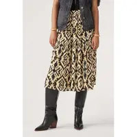 Ba&sh Jupe Licoli Jaune Talla: 42 | Faldas Midi Outlet | Mujer