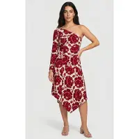 And Other Stories & Other Stories Viva Treasure Dress Red Talla: 40 | Vestidos Midi Outlet | Mujer | Rojo