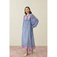Louise Misha Dress Gypsina Blue Capri Cove Talla: 36 | Vestidos Maxi Outlet | Mujer | Azul