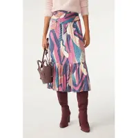 Ba&sh Jupe Wei Bleunuit Talla: 44 | Faldas Midi Outlet | Mujer