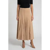 And Other Stories & Other Stories Dakota Skirt Beige Talla: XS | Faldas Midi Outlet | Mujer | Marrón
